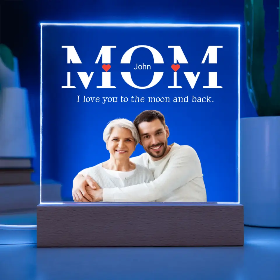 Personalized Mom Acrylique Plaque