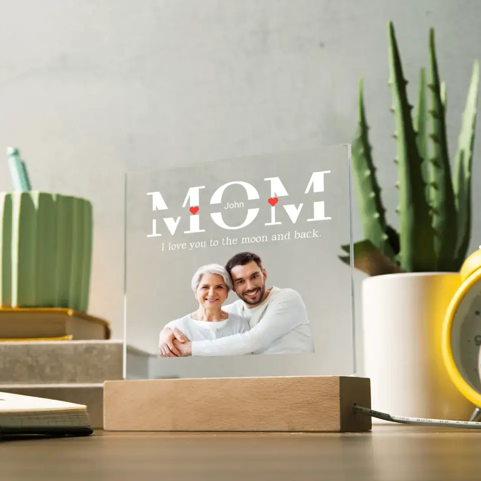 Personalized Mom Acrylique Plaque
