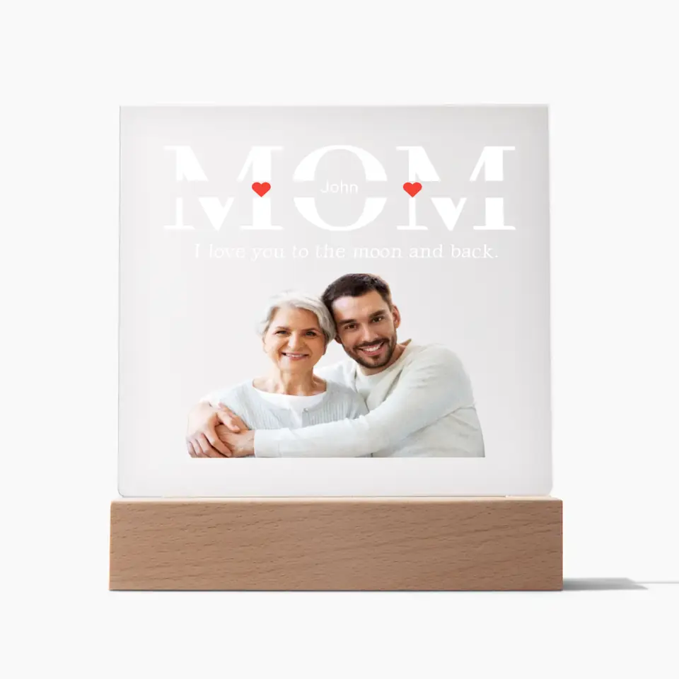 Personalized Mom Acrylique Plaque