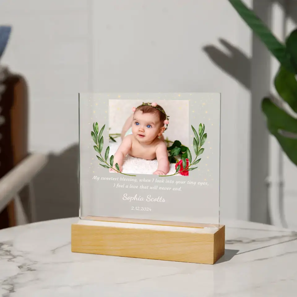 Personalized Kid's Night Lamp With Picture Upload