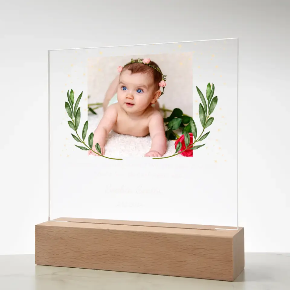Personalized Kid's Night Lamp With Picture Upload
