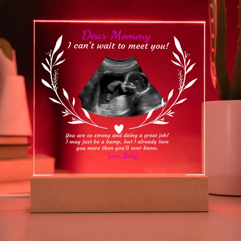 Upload Your Photo Happy First Mother's Day Ultrasound