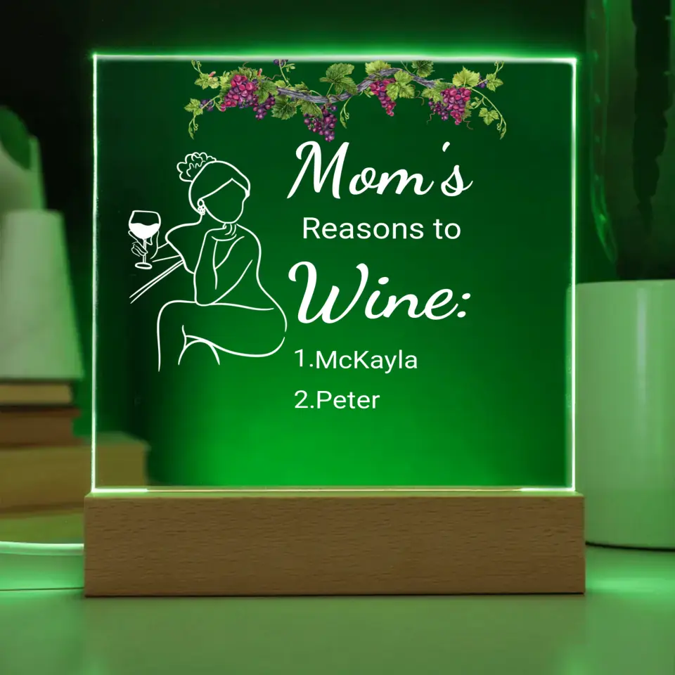 Mom's Reasons To Wine