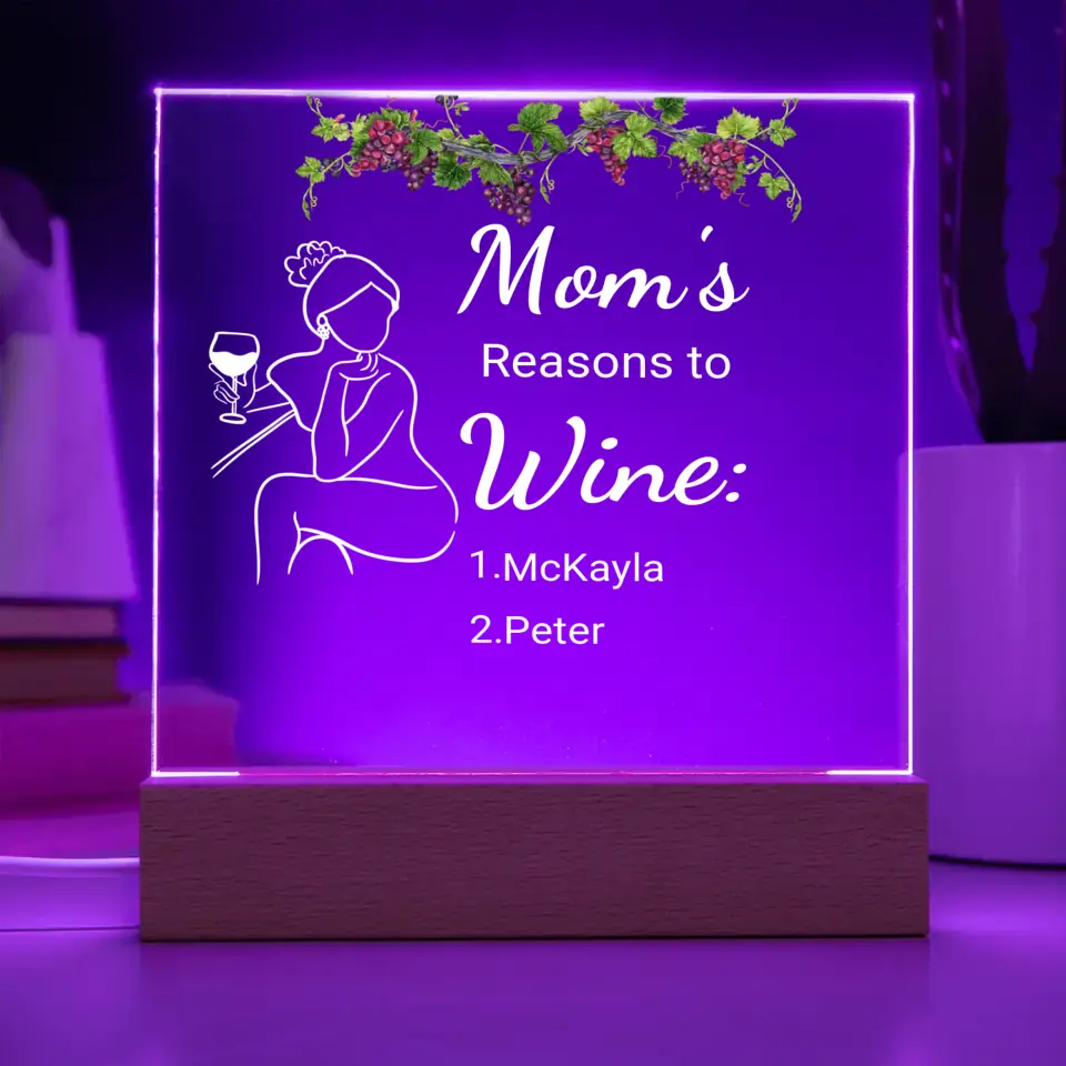 Mom's Reasons To Wine