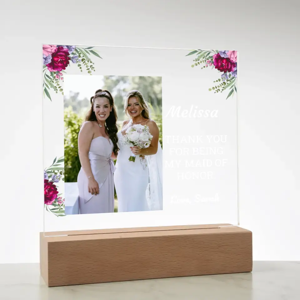 Thank You Maid Of Honor Gift