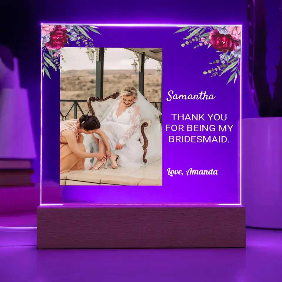 Thank You Bridesmaid Gift
