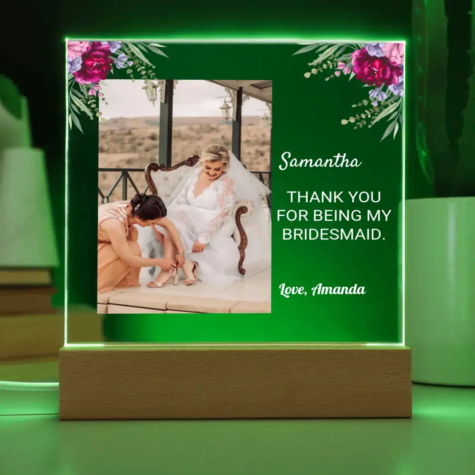 Thank You Bridesmaid Gift