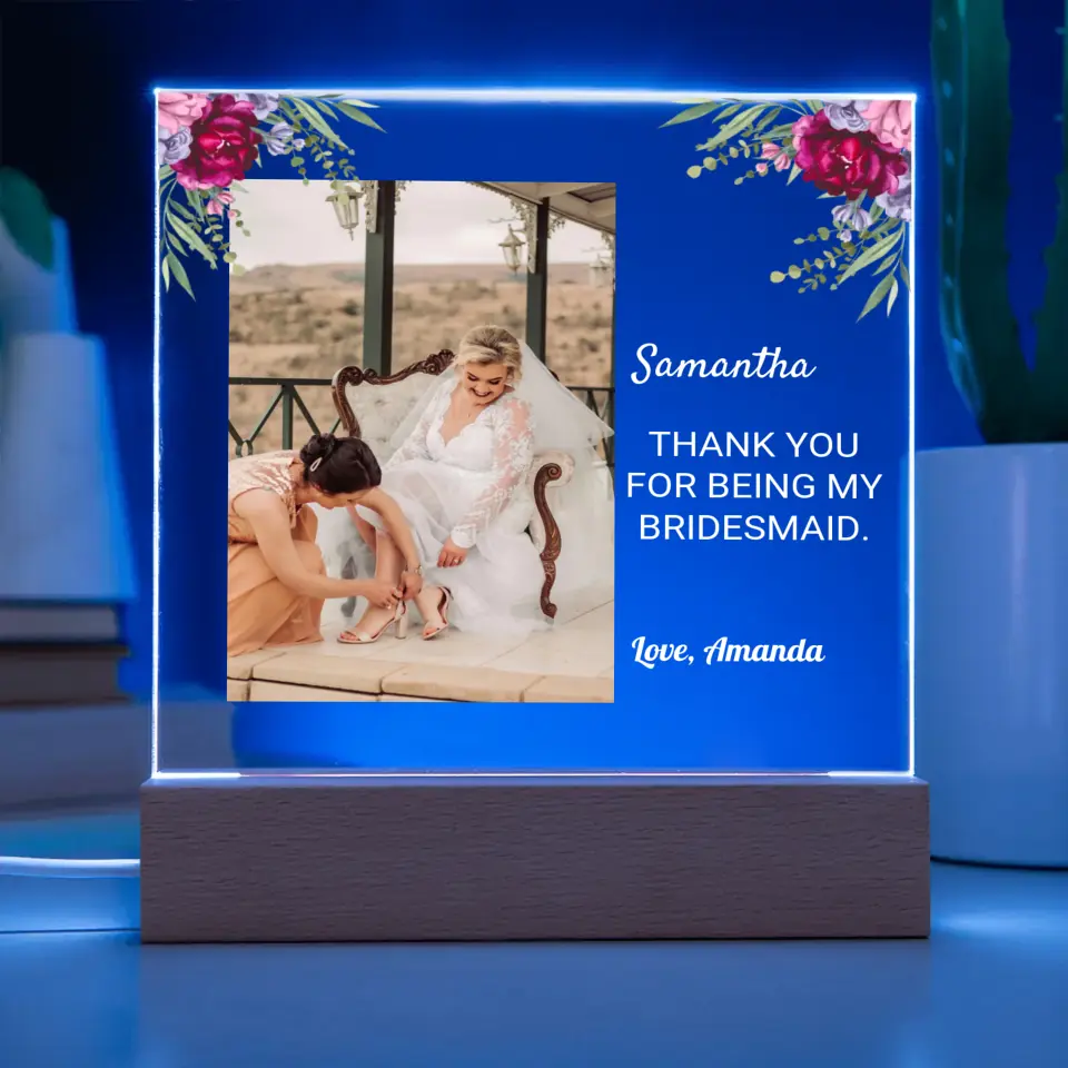 Thank You Bridesmaid Gift