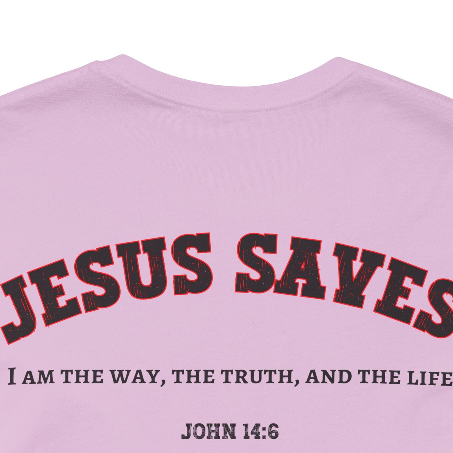 Jesus Saves Unisex Tee | Faith-Based Apparel, Christian T-Shirt, Inspirational Top, Casual Wear, Gift for Believers