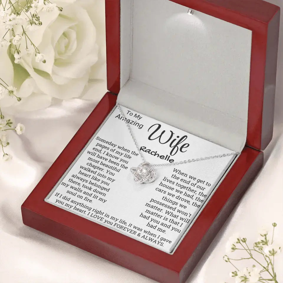 We Will Always Have Each Other Love Knot Necklace