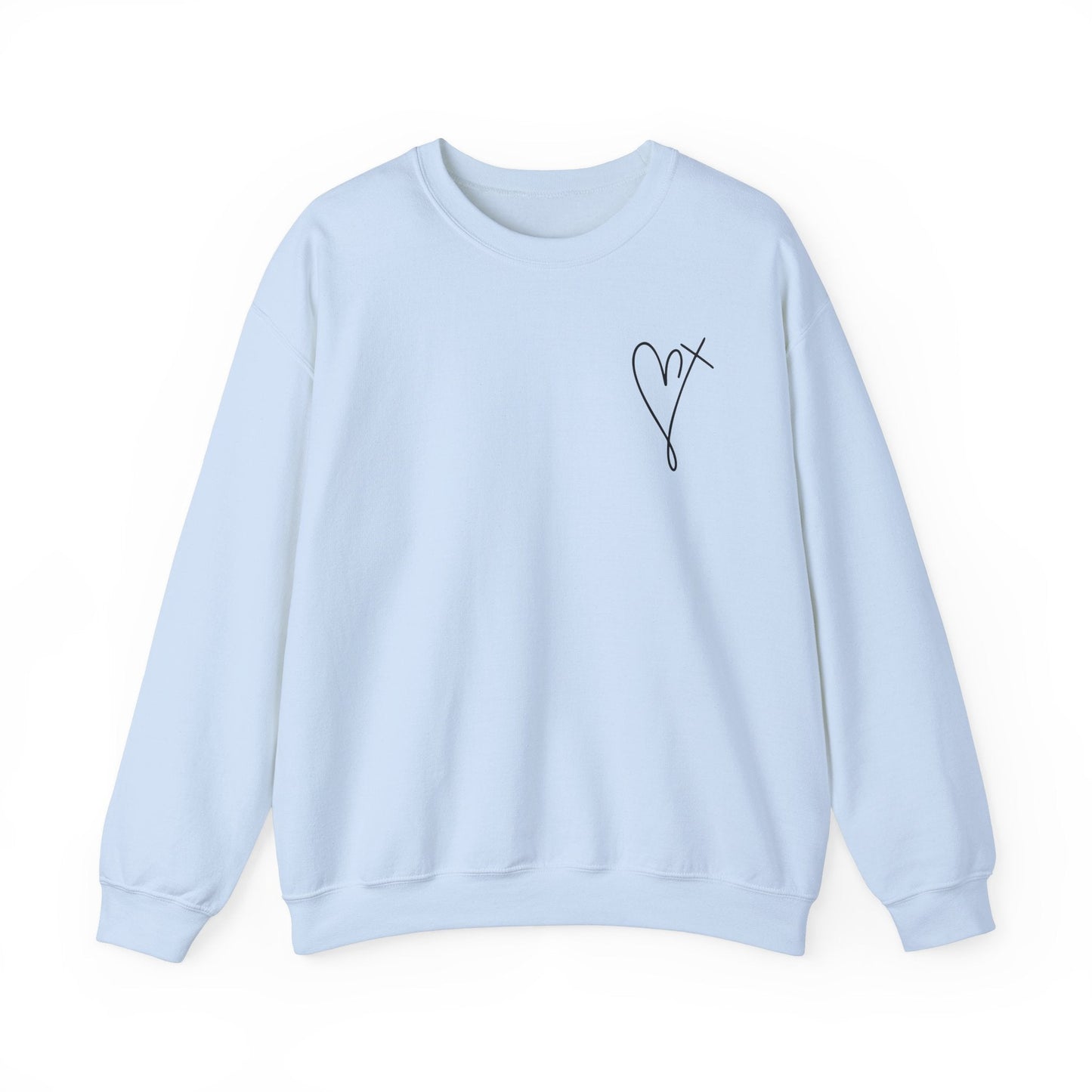 Jesus Has My Back Unisex Heavy Blend™ Crewneck Sweatshirt
