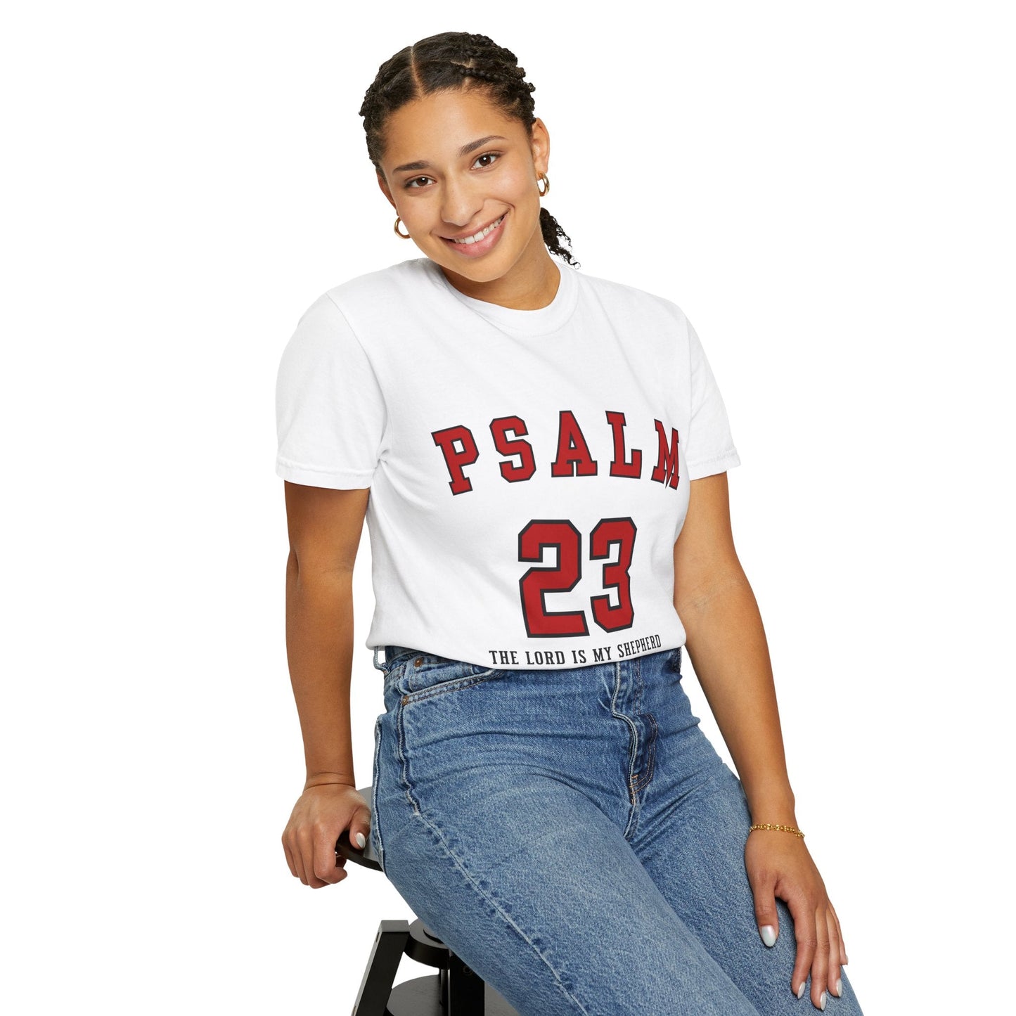 Psalm 23 Unisex Garment-Dyed T-shirt