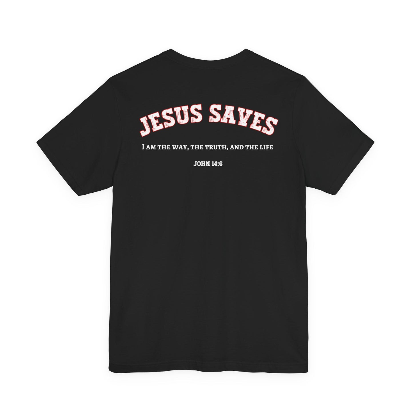 Jesus Saves Unisex Tee | Faith-Based Apparel, Christian T-Shirt, Inspirational Top, Casual Wear, Gift for Believers