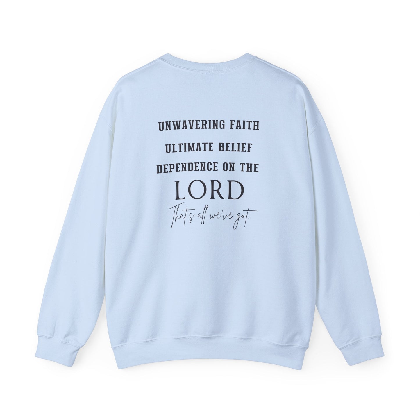 Faith In The Lord Unisex Heavy Blend™ Crewneck Sweatshirt