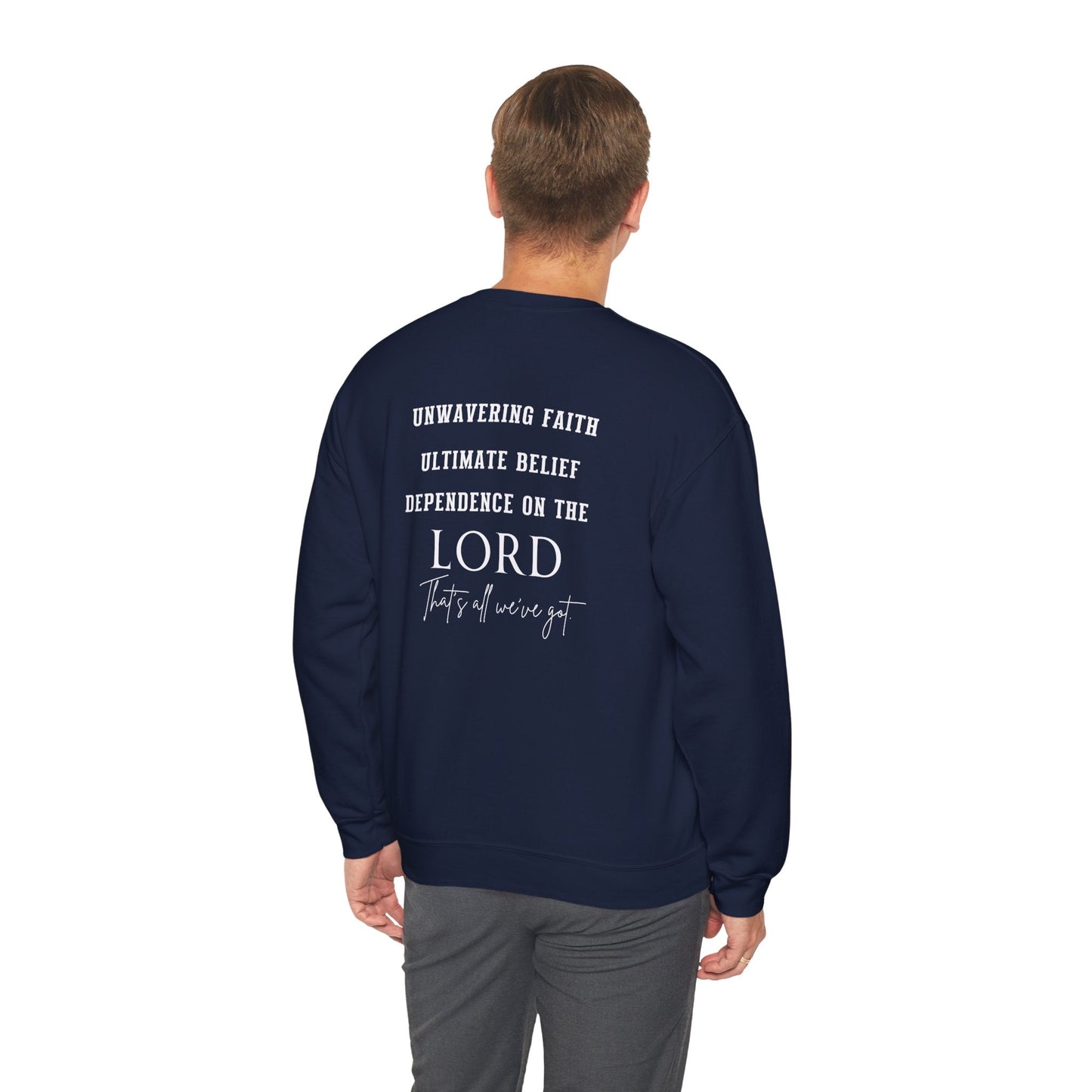 Faith In The Lord Unisex Heavy Blend™ Crewneck Sweatshirt