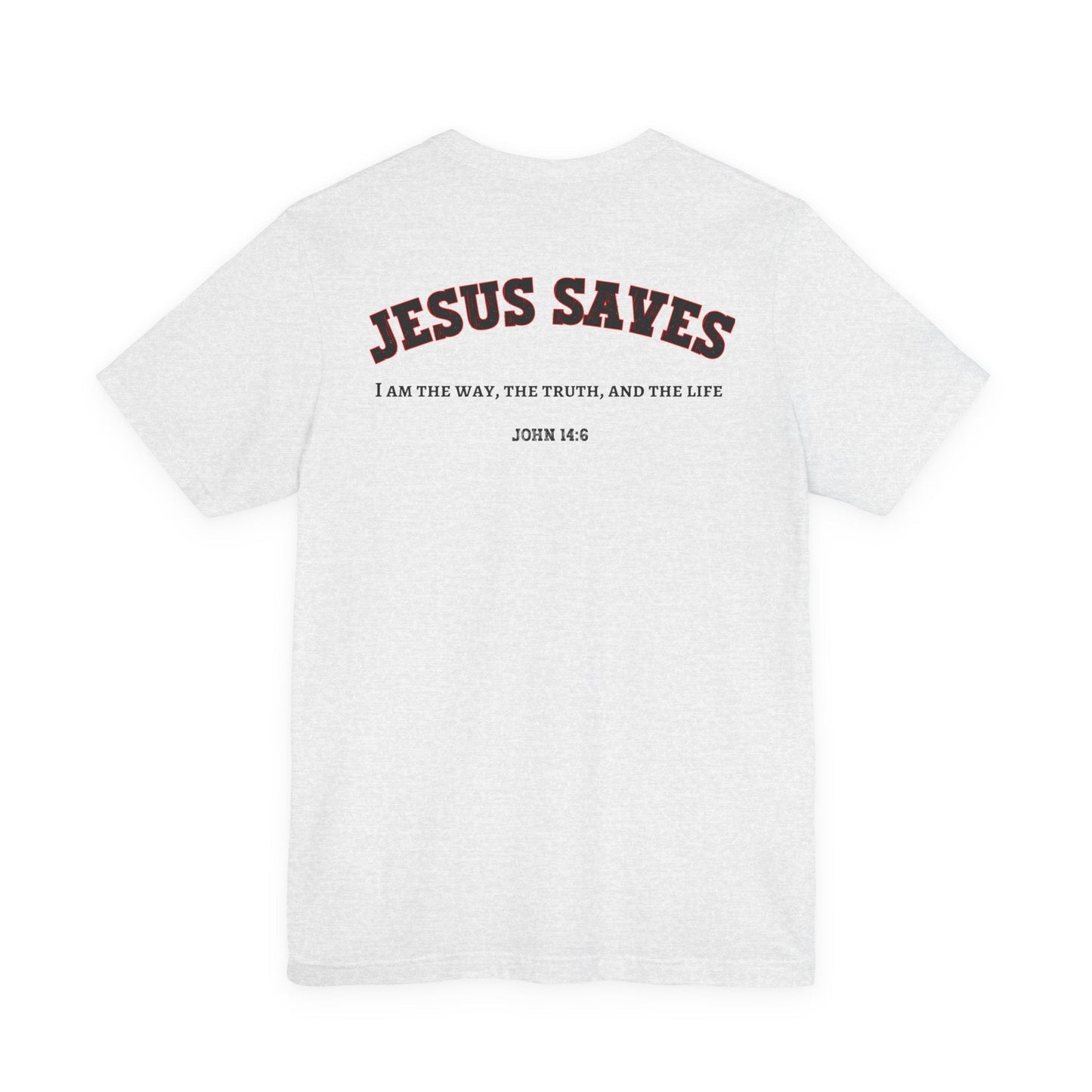 Jesus Saves Unisex Tee | Faith-Based Apparel, Christian T-Shirt, Inspirational Top, Casual Wear, Gift for Believers