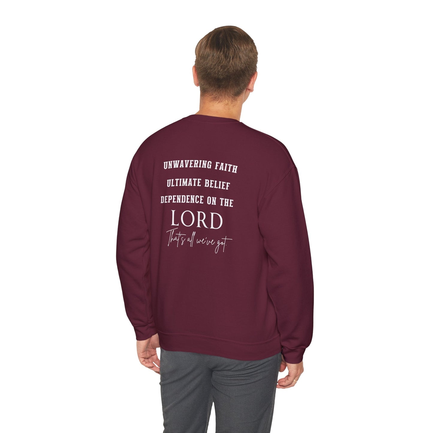 Faith In The Lord Unisex Heavy Blend™ Crewneck Sweatshirt