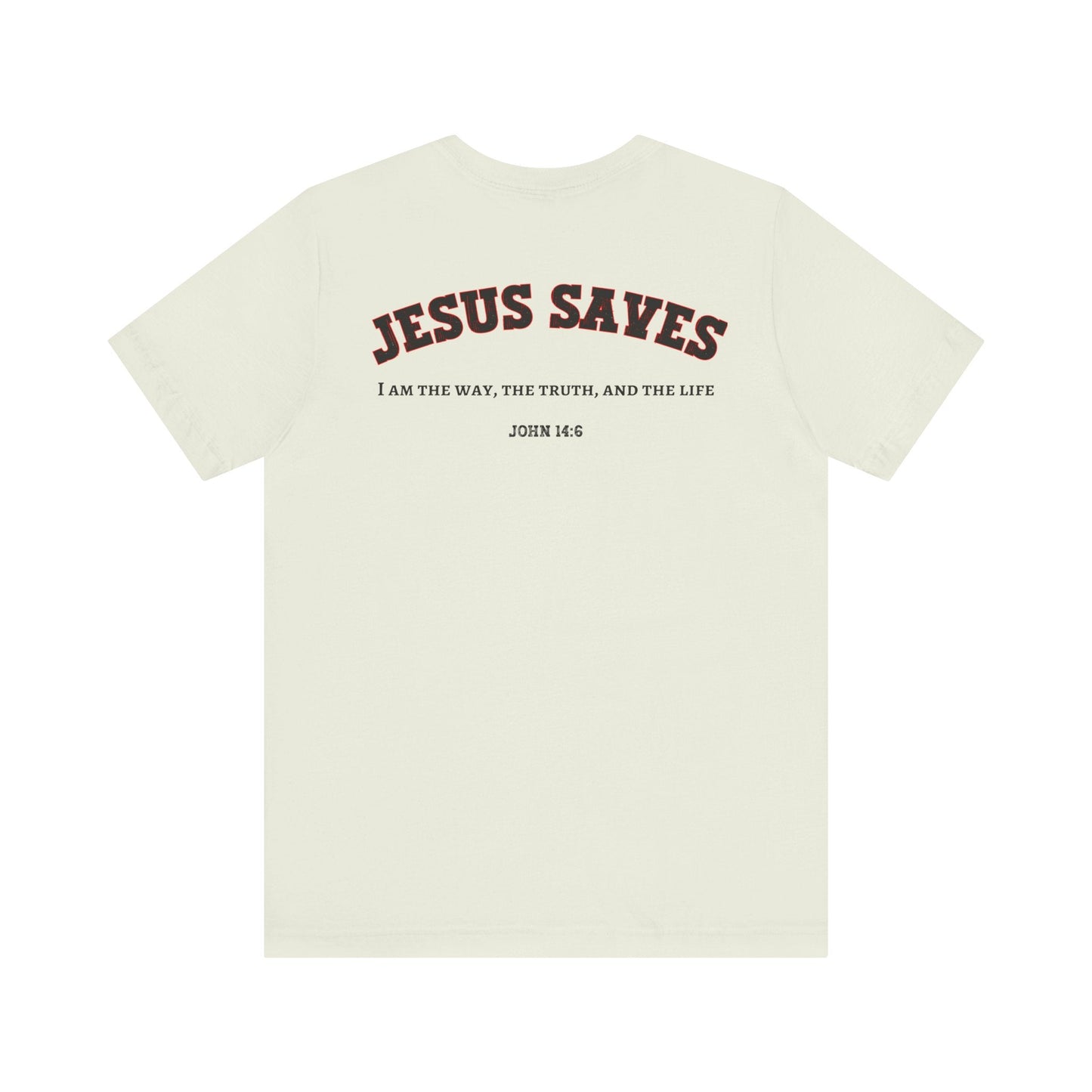 Jesus Saves Unisex Tee | Faith-Based Apparel, Christian T-Shirt, Inspirational Top, Casual Wear, Gift for Believers