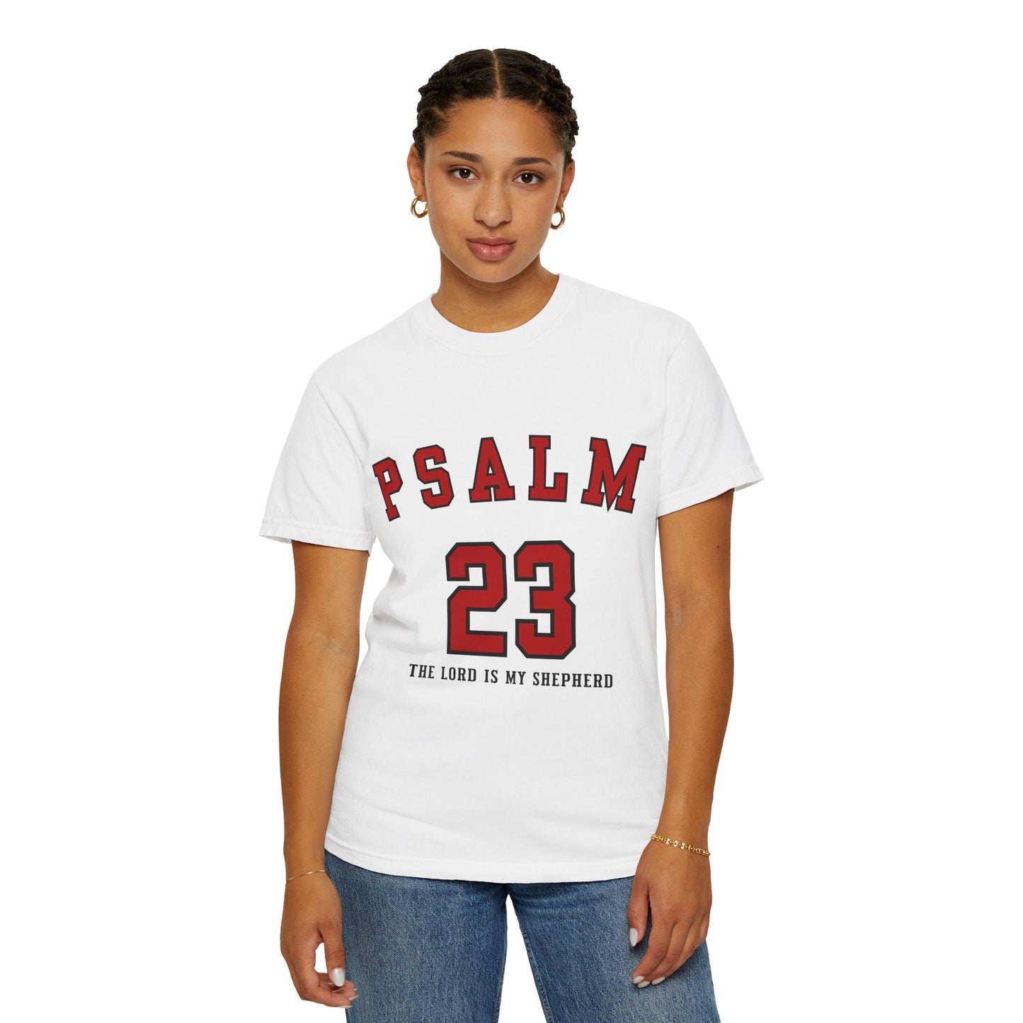 Psalm 23 Unisex Garment-Dyed T-shirt