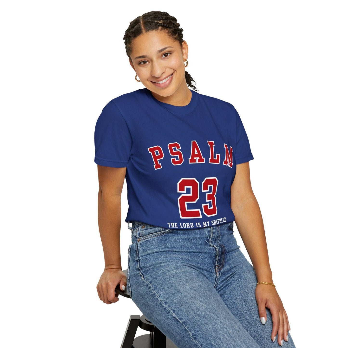 Psalm 23 Unisex Garment-Dyed T-shirt