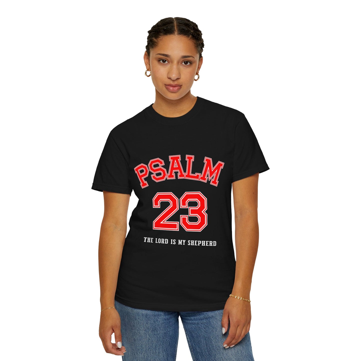 Psalm 23 Unisex Garment-Dyed T-shirt