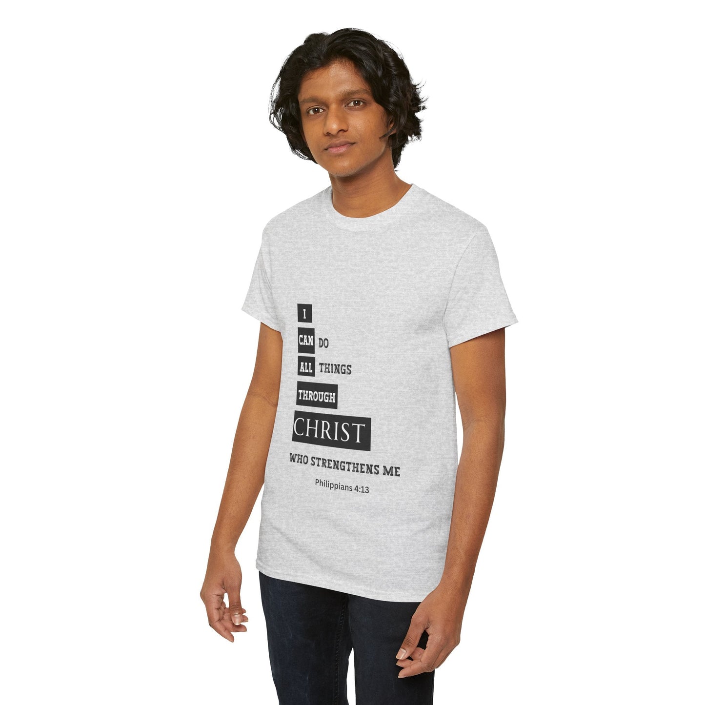 I Can Do All Things Through Christ Unisex Heavy Cotton Tee