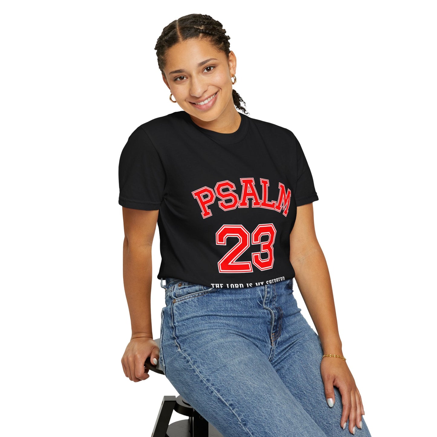 Psalm 23 Unisex Garment-Dyed T-shirt