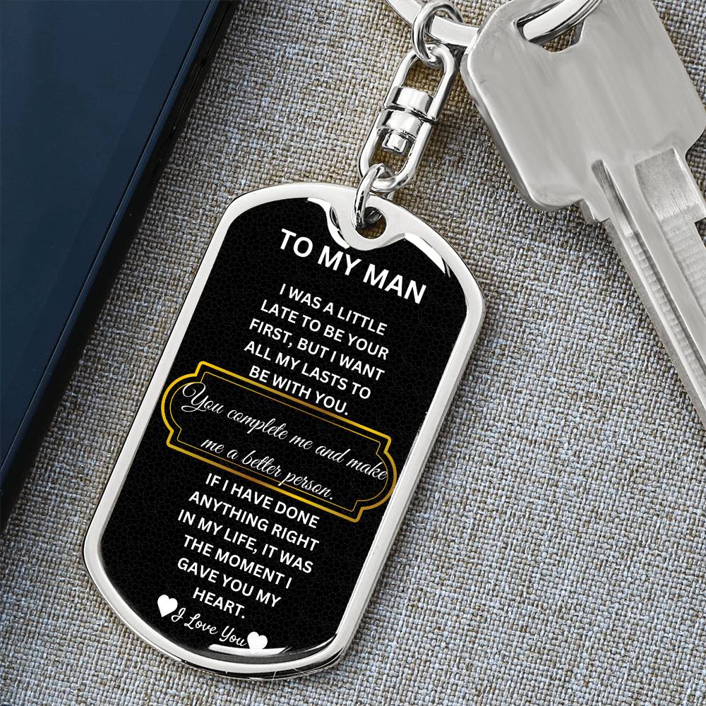 You Complete Me Keychain