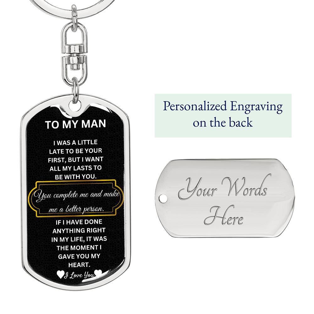 You Complete Me Keychain