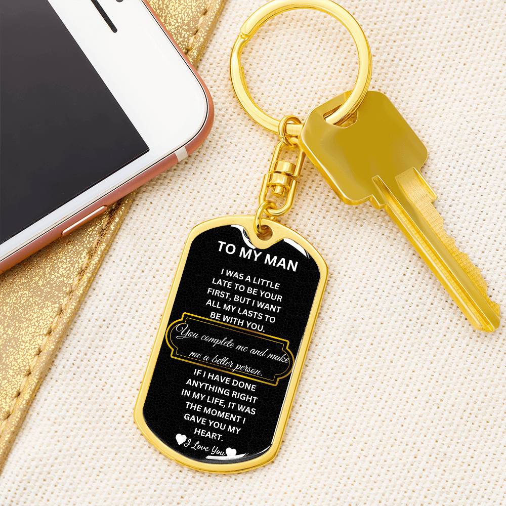 You Complete Me Keychain
