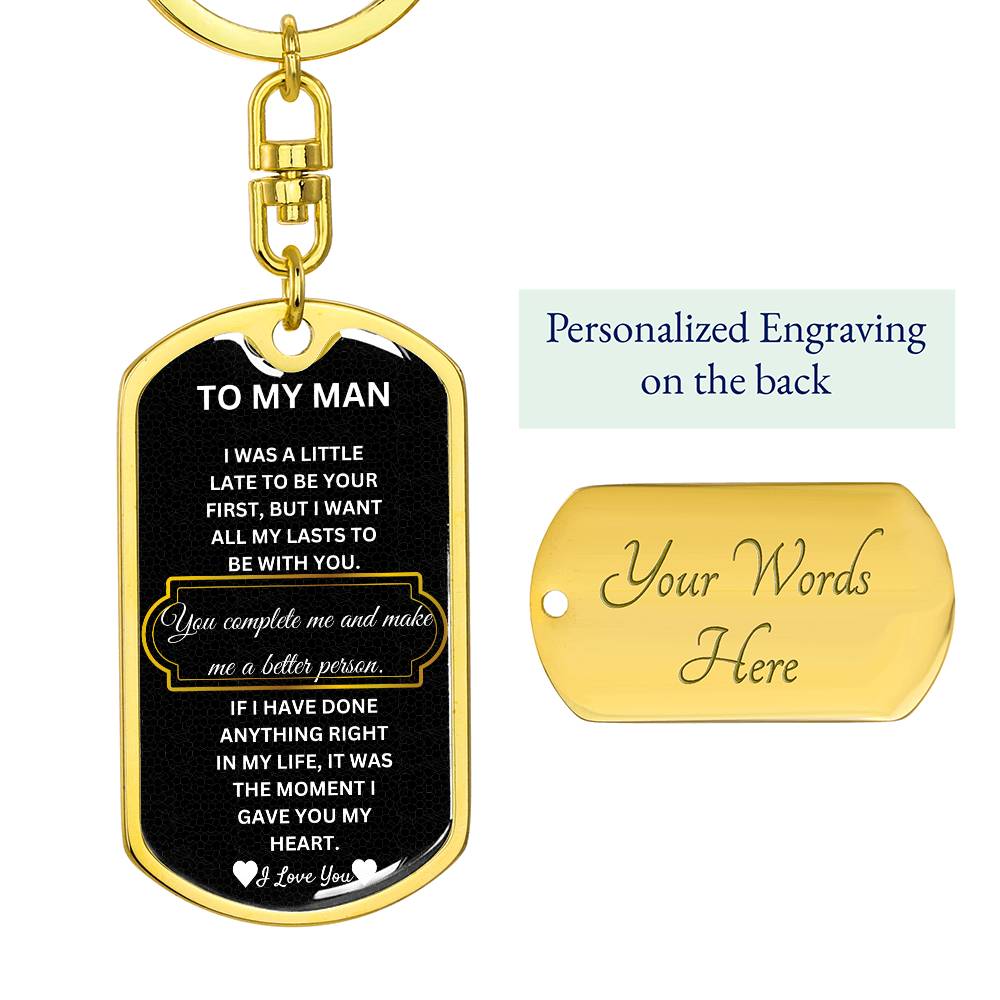 You Complete Me Keychain