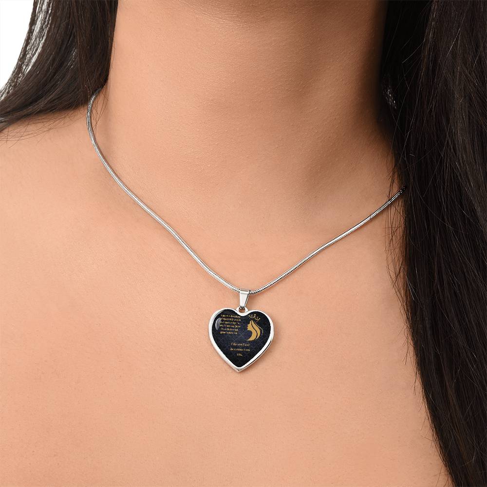 Daughter Of The Most High Heart Necklace