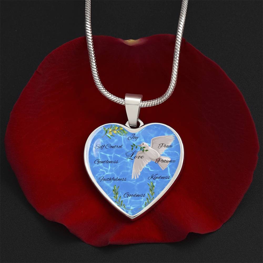 Olive Peace Necklace
