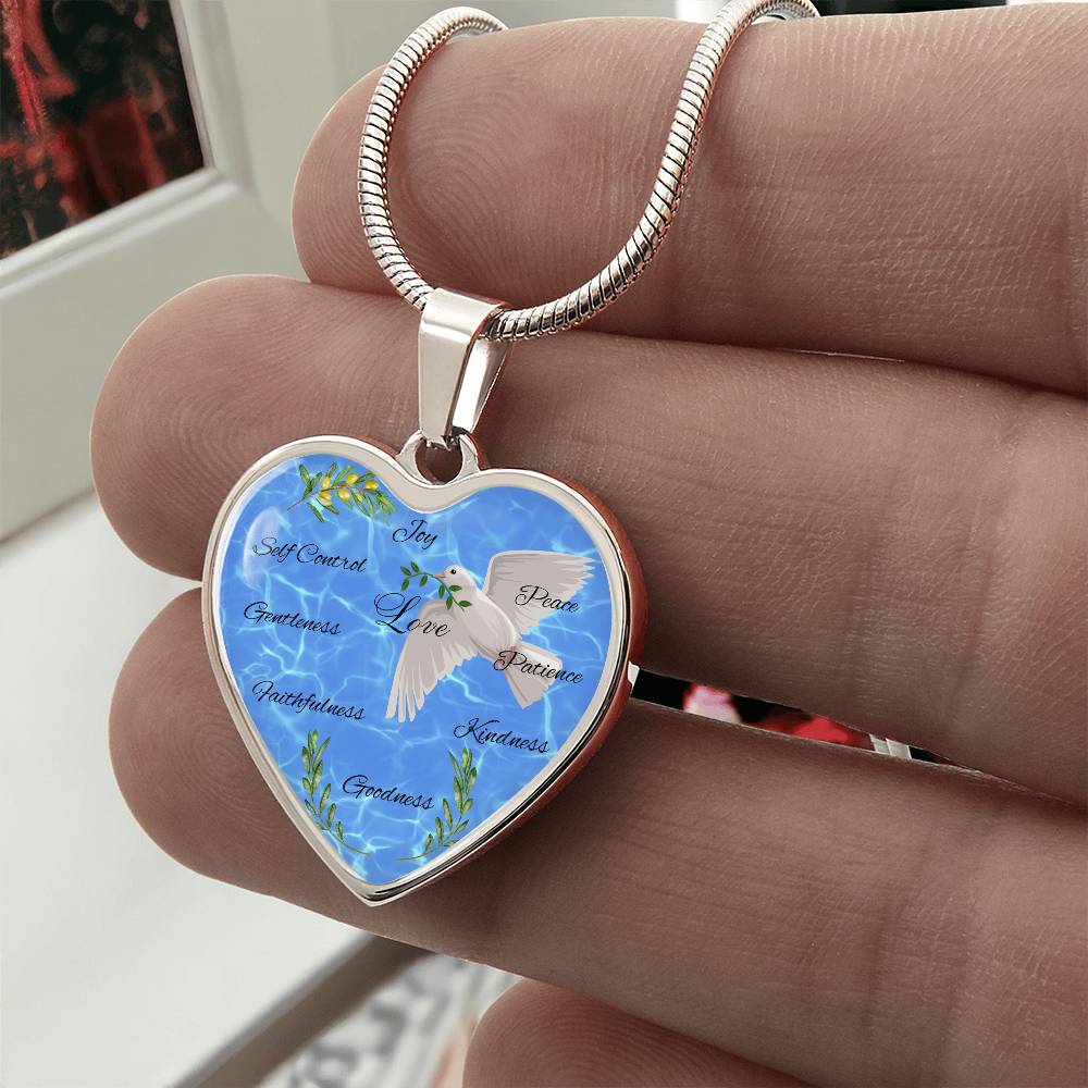 Olive Peace Necklace