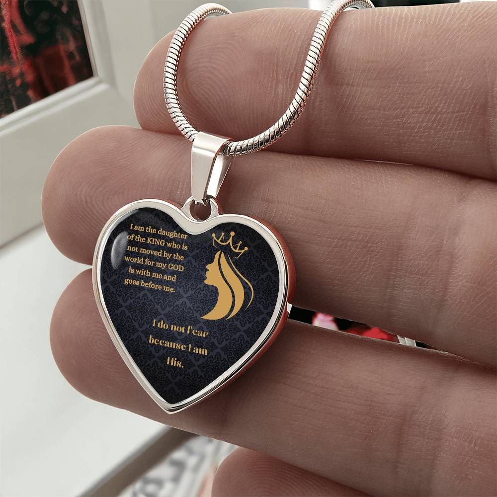 Daughter Of The Most High Heart Necklace