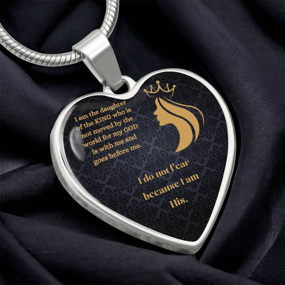 Daughter Of The Most High Heart Necklace