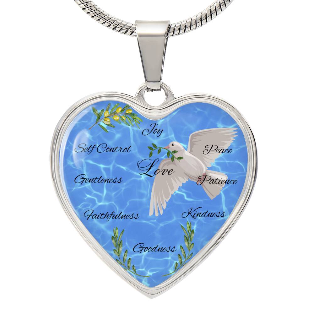 Olive Peace Necklace