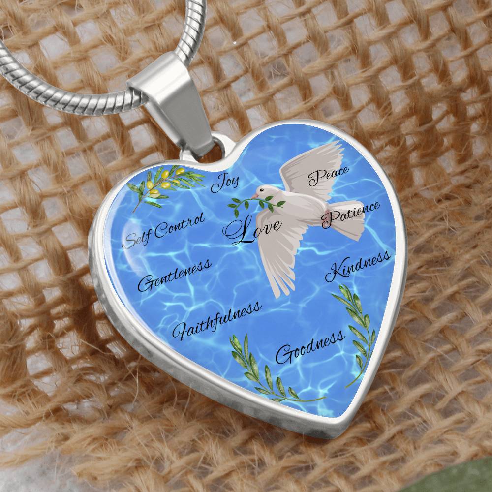 Olive Peace Necklace