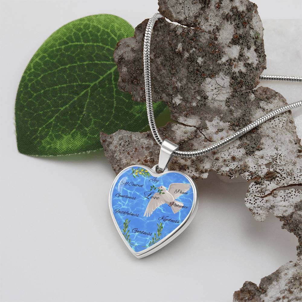 Olive Peace Necklace