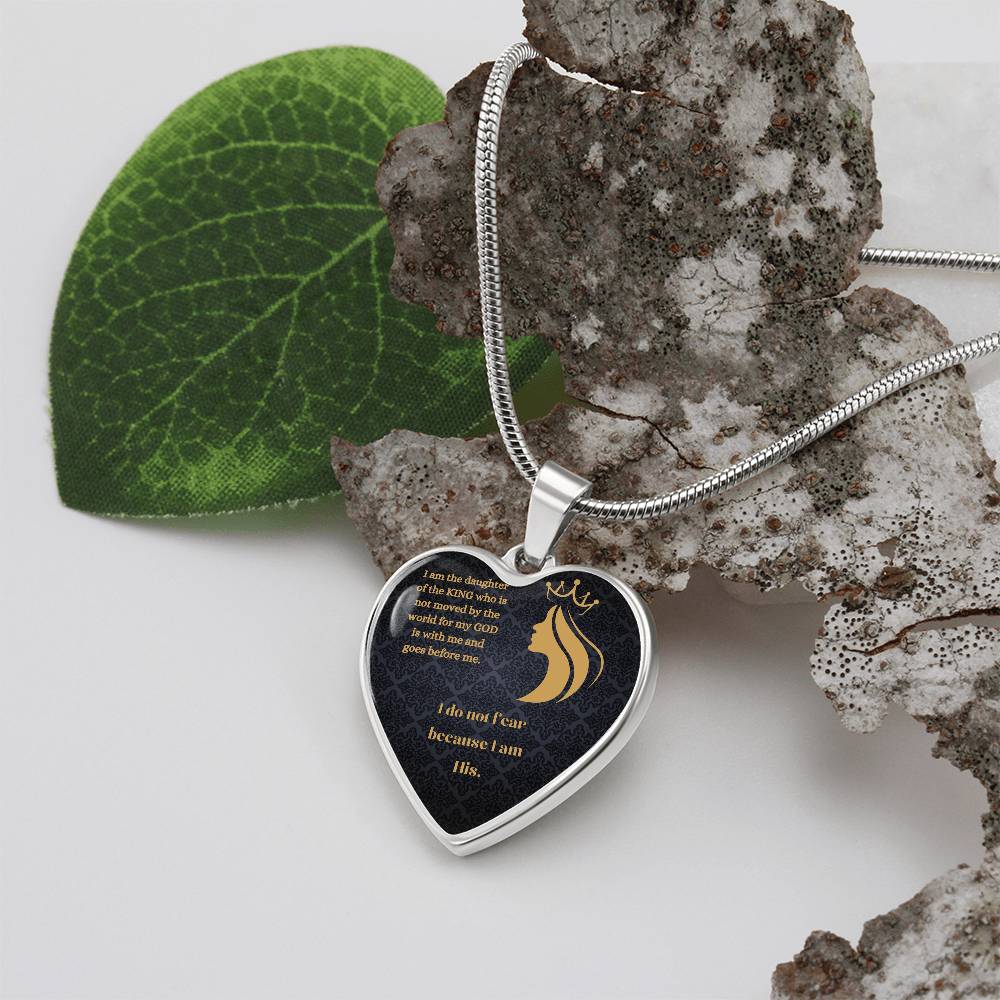 Daughter Of The Most High Heart Necklace