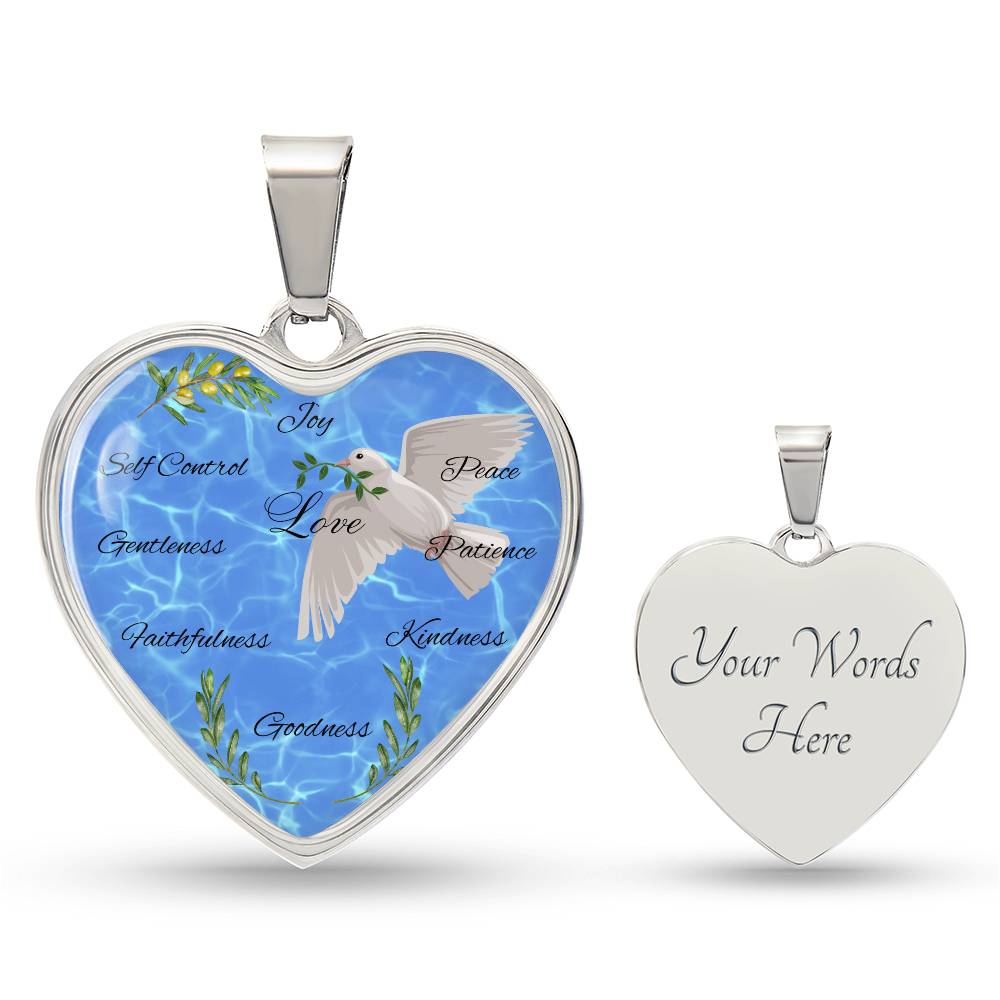 Olive Peace Necklace