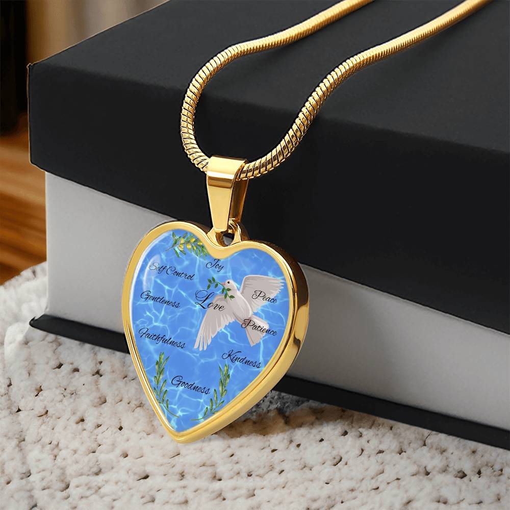 Olive Peace Necklace