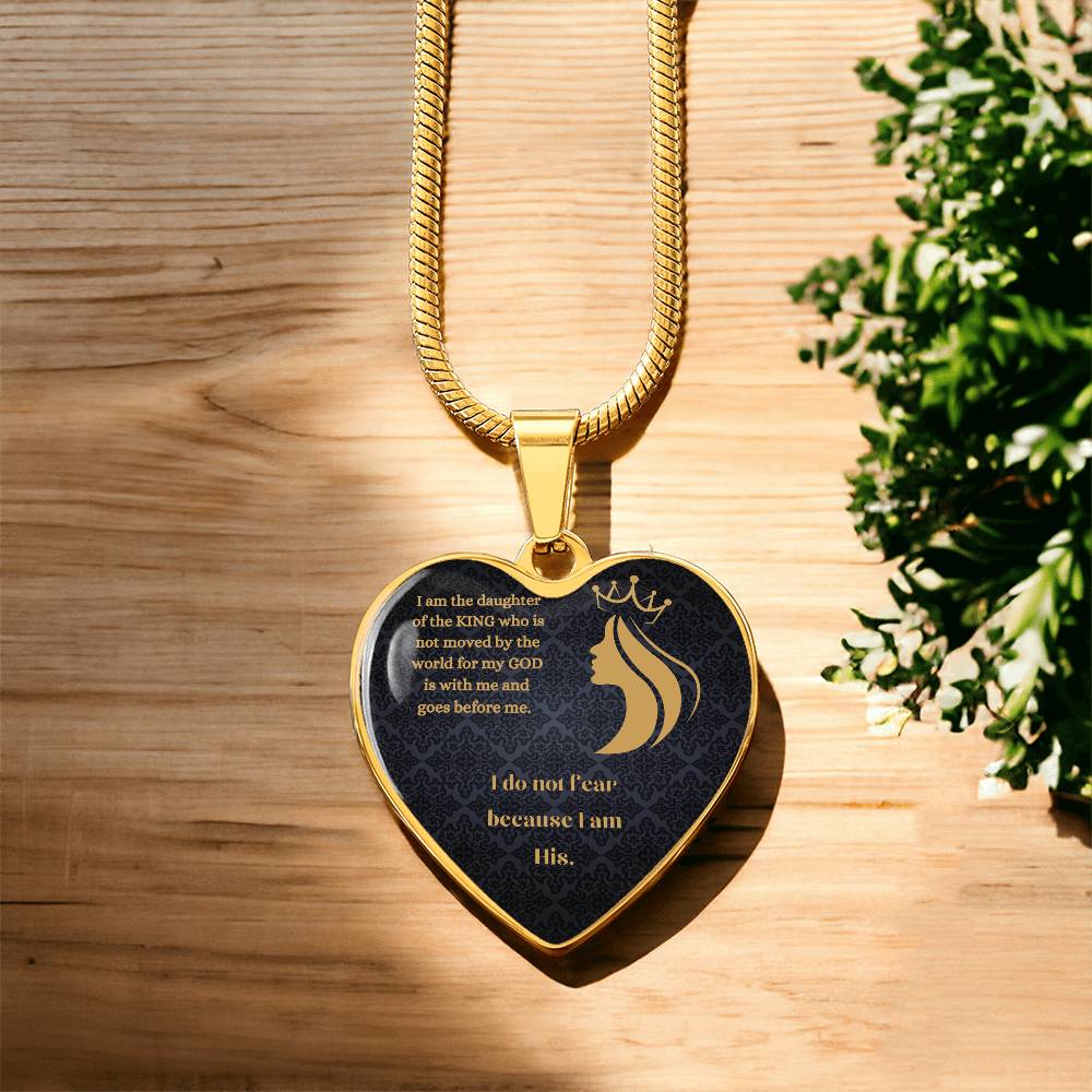 Daughter Of The Most High Heart Necklace
