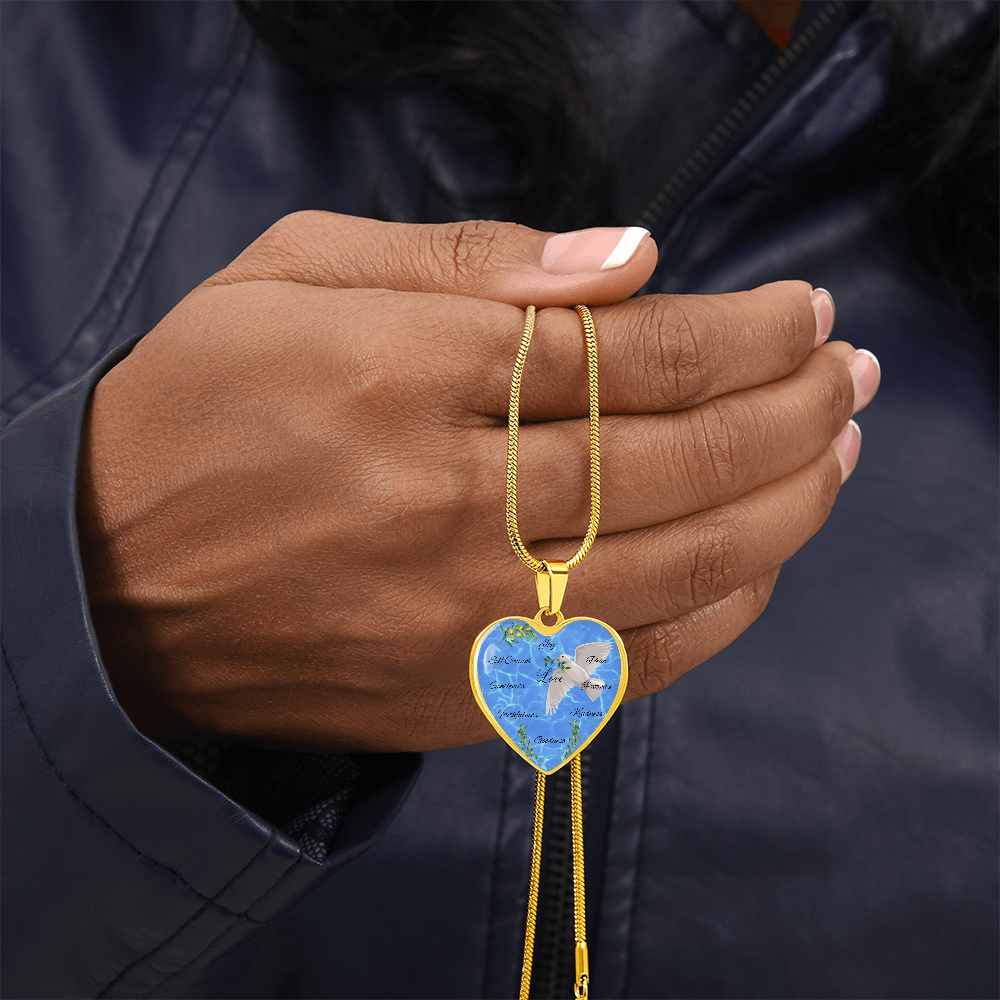 Olive Peace Necklace