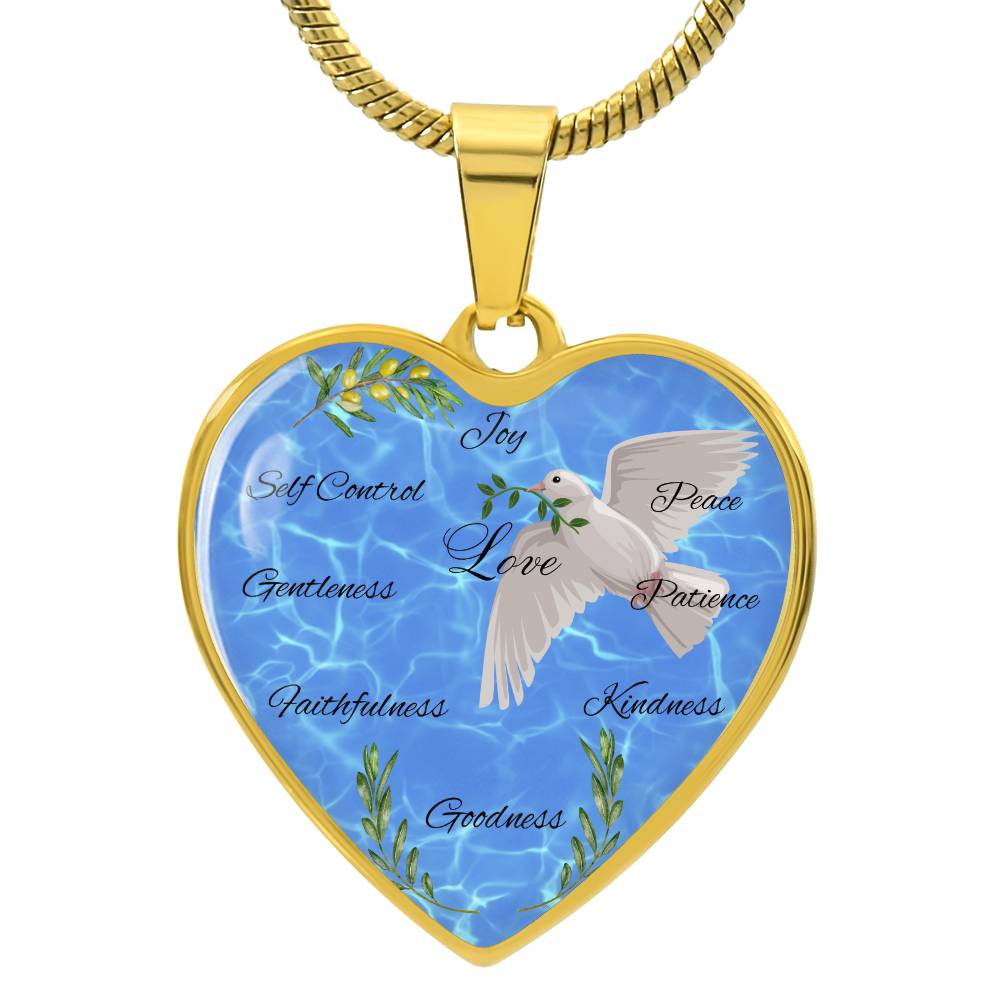 Olive Peace Necklace
