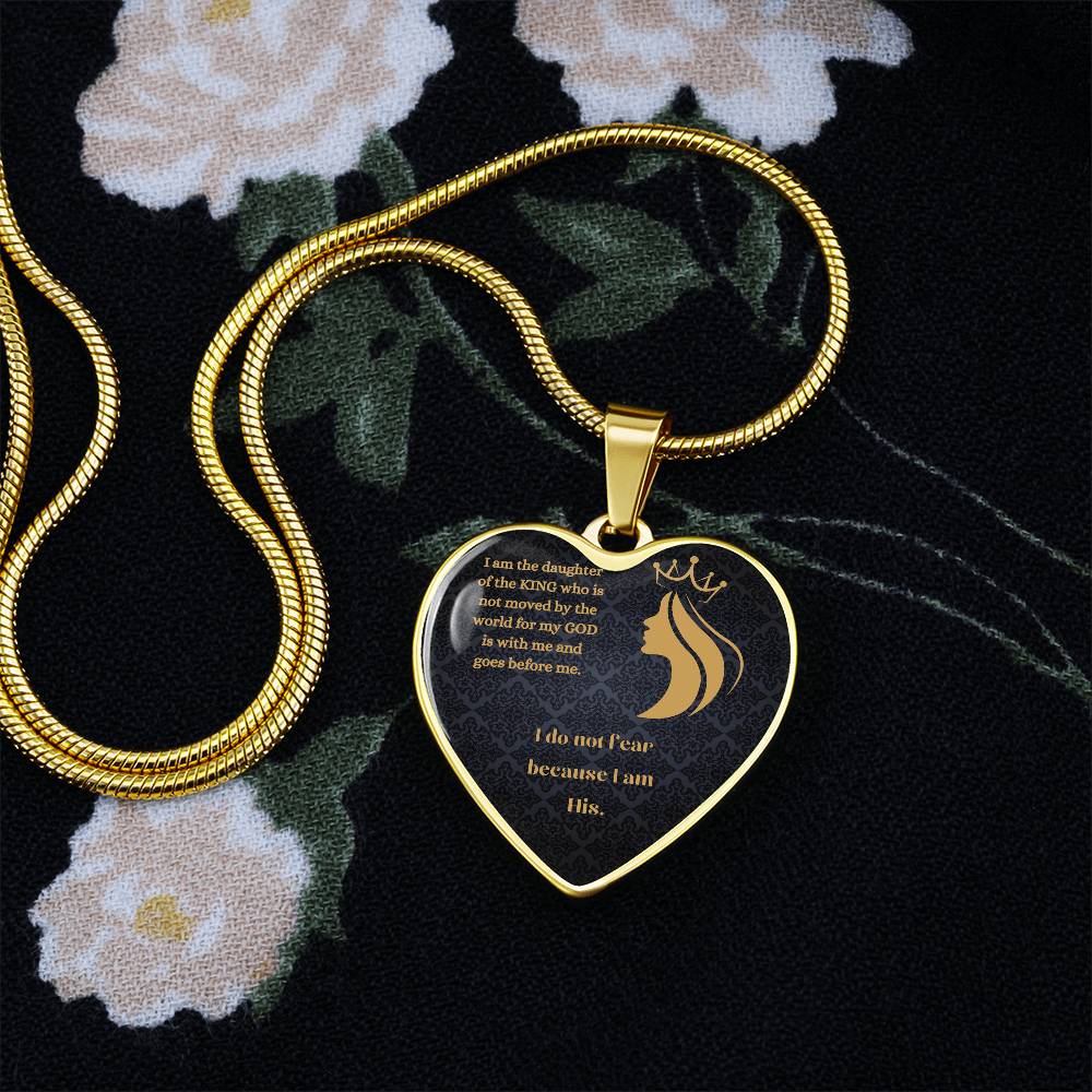 Daughter Of The Most High Heart Necklace