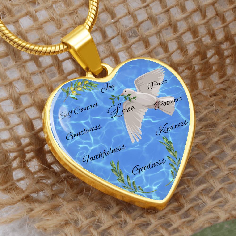Olive Peace Necklace