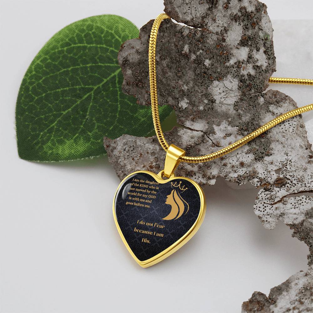 Daughter Of The Most High Heart Necklace