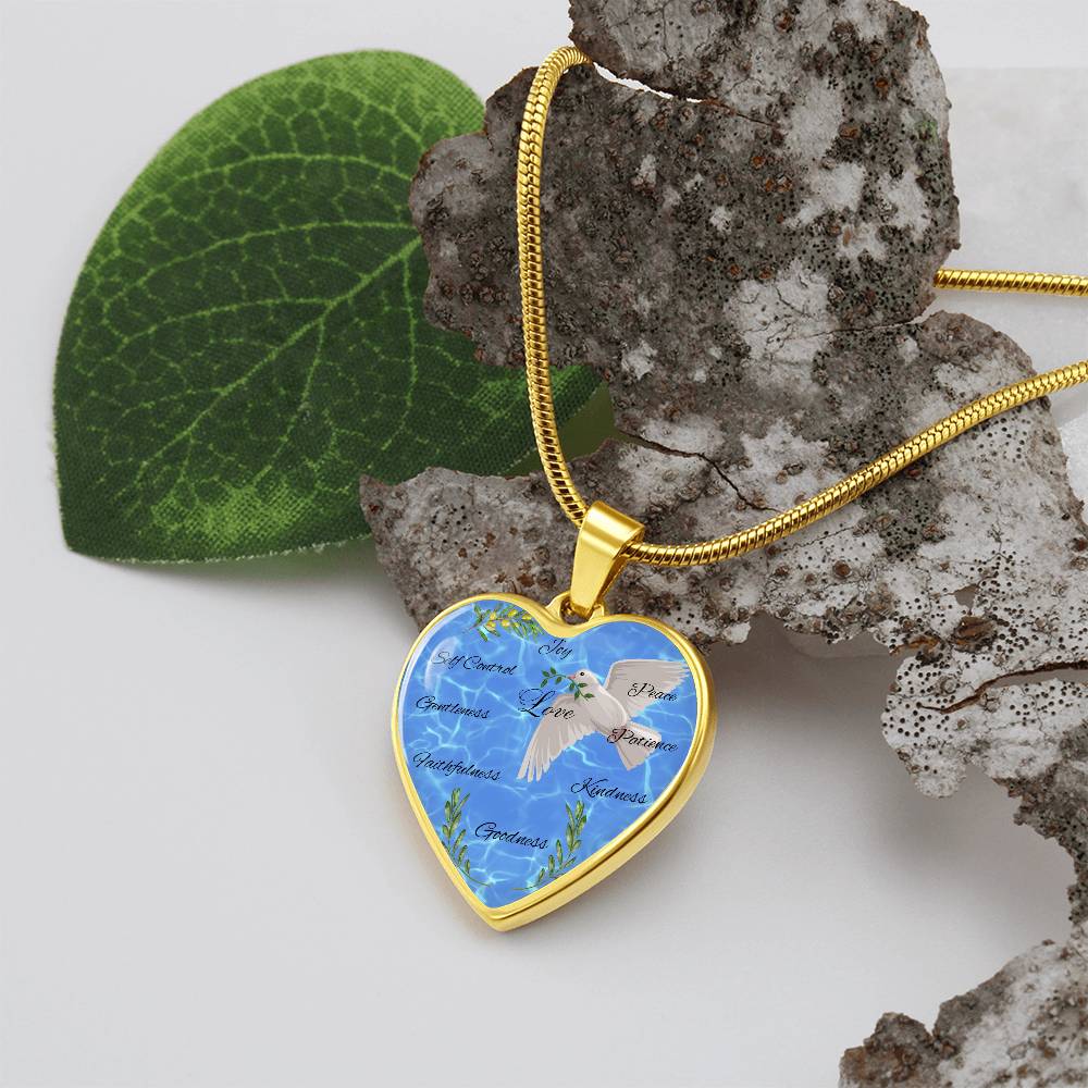 Olive Peace Necklace