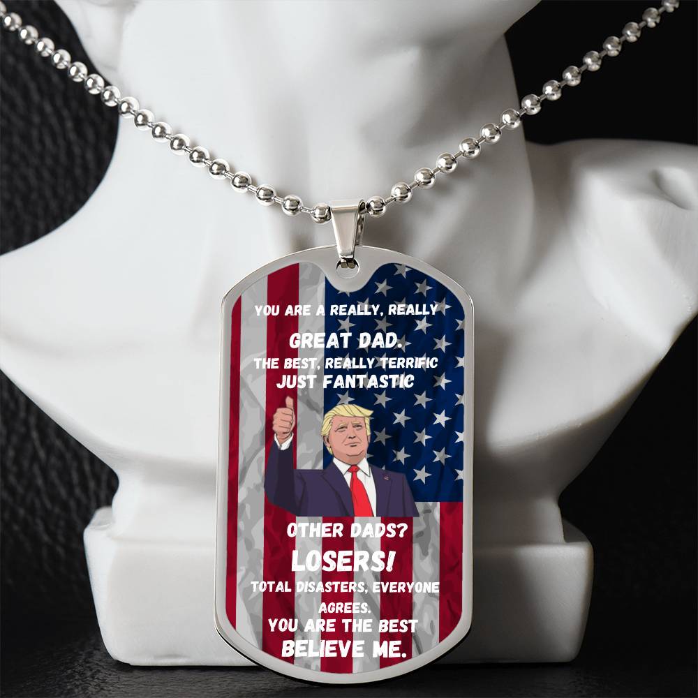 You Are A Great Dad Necklace